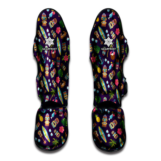 Summer Totem Pattern Print Muay Thai Shin Guard