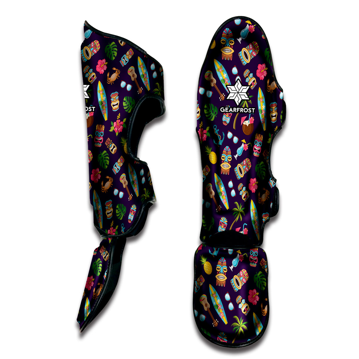 Summer Totem Pattern Print Muay Thai Shin Guard
