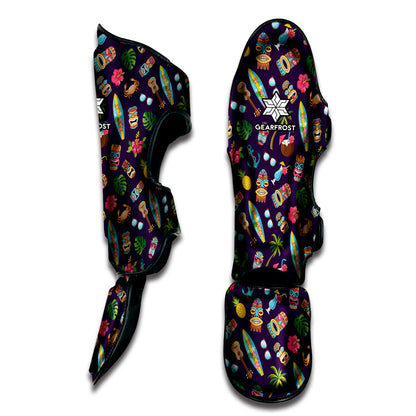 Summer Totem Pattern Print Muay Thai Shin Guard