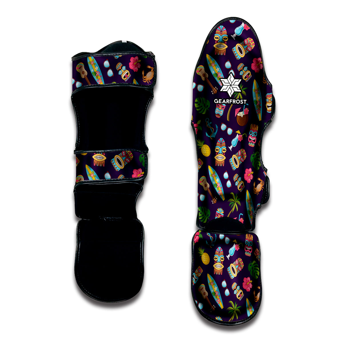 Summer Totem Pattern Print Muay Thai Shin Guard