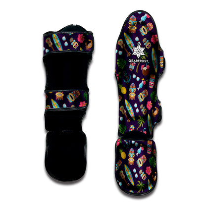 Summer Totem Pattern Print Muay Thai Shin Guard