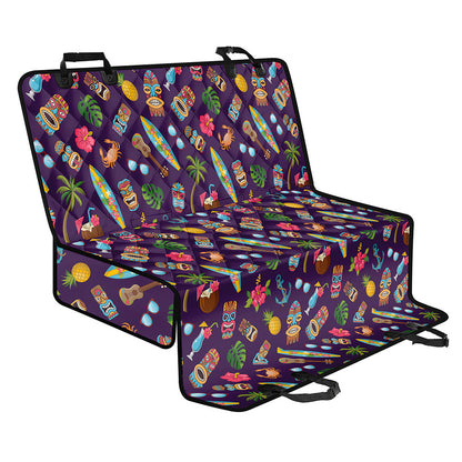 Summer Totem Pattern Print Pet Car Back Seat Cover