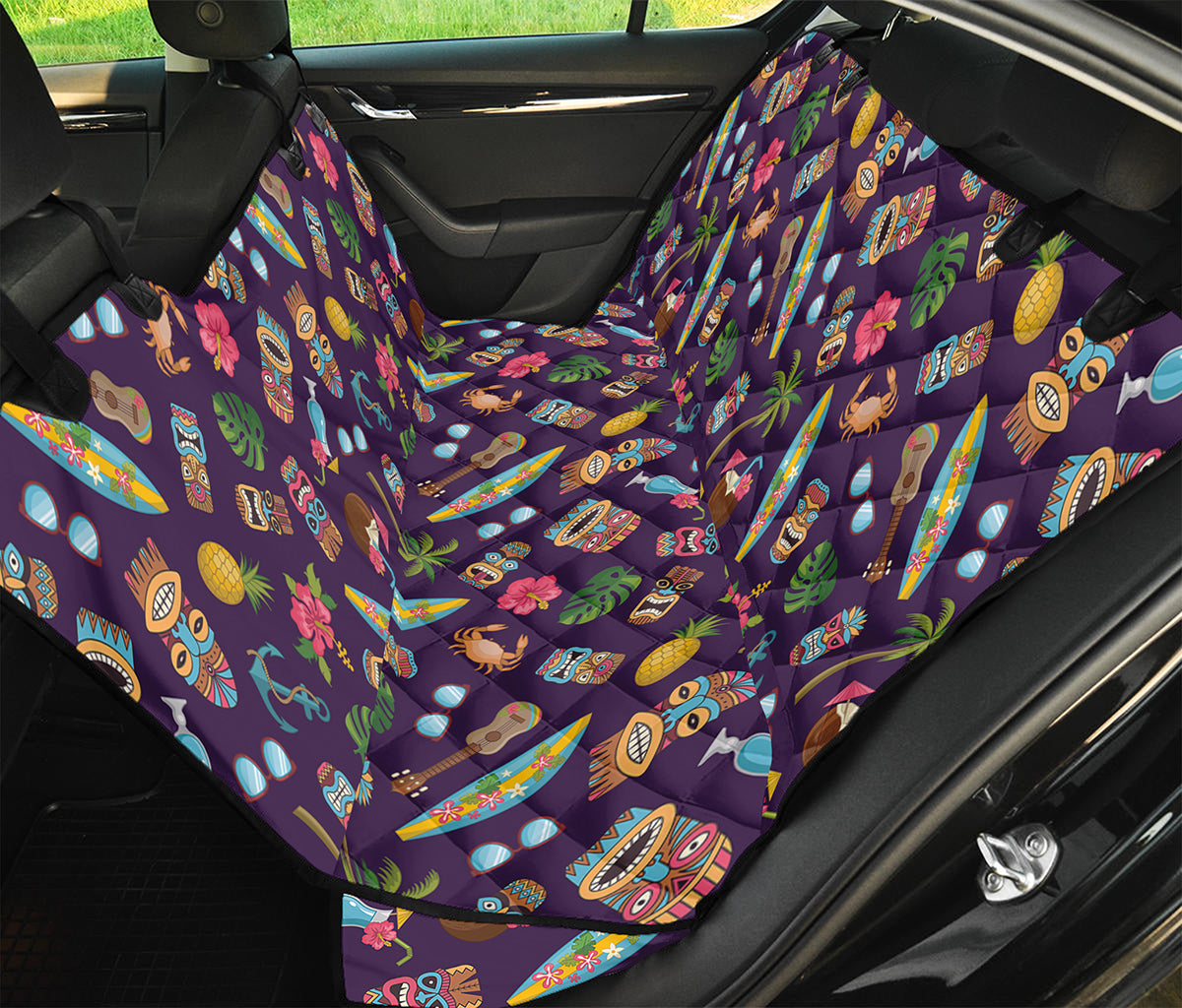 Summer Totem Pattern Print Pet Car Back Seat Cover
