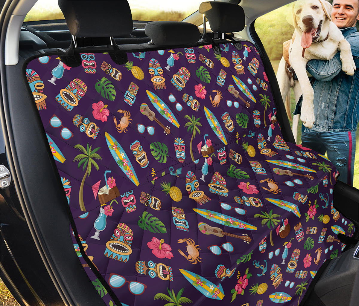 Summer Totem Pattern Print Pet Car Back Seat Cover