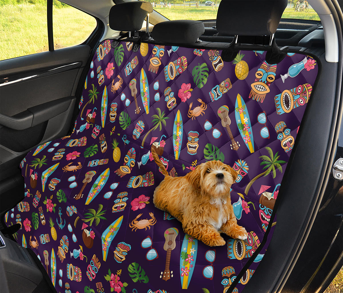 Summer Totem Pattern Print Pet Car Back Seat Cover