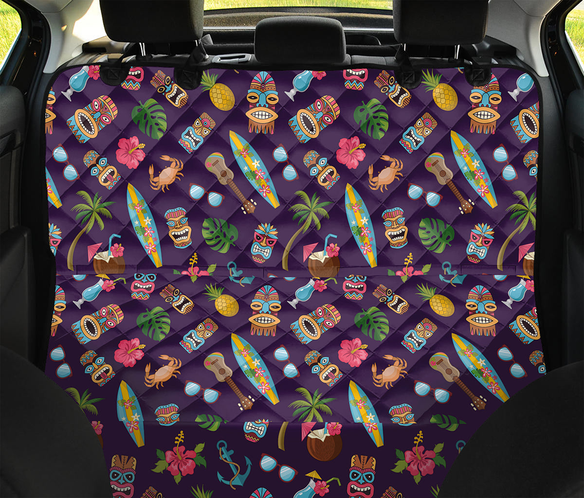 Summer Totem Pattern Print Pet Car Back Seat Cover