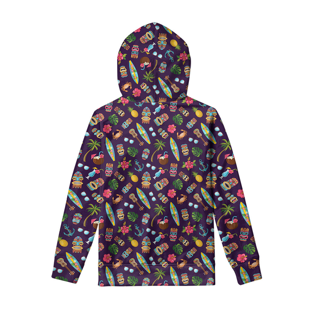 Summer Totem Pattern Print Pullover Hoodie