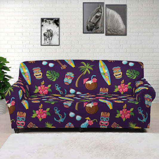 Summer Totem Pattern Print Sofa Cover
