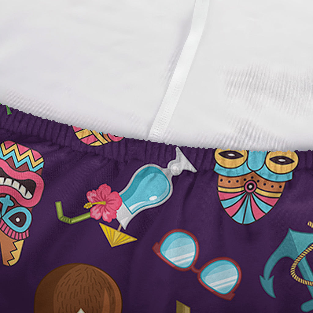 Summer Totem Pattern Print Sofa Cover