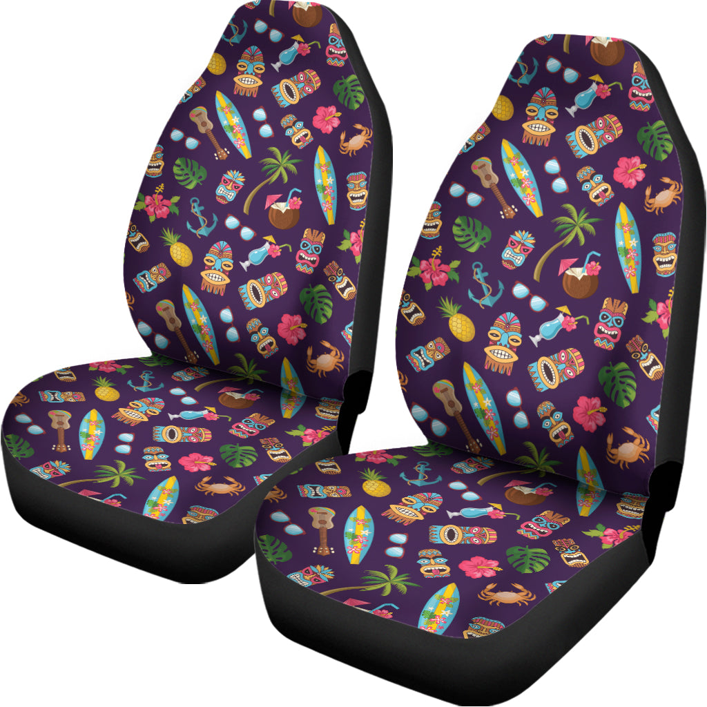 Summer Totem Pattern Print Universal Fit Car Seat Covers
