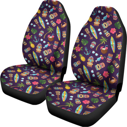Summer Totem Pattern Print Universal Fit Car Seat Covers