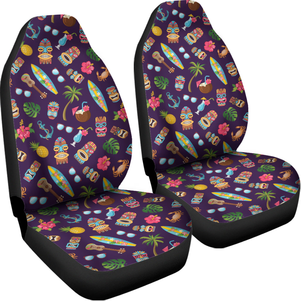 Summer Totem Pattern Print Universal Fit Car Seat Covers