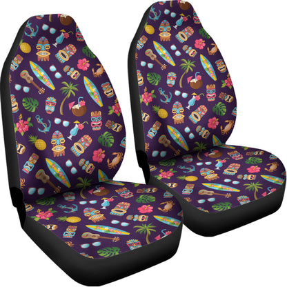 Summer Totem Pattern Print Universal Fit Car Seat Covers