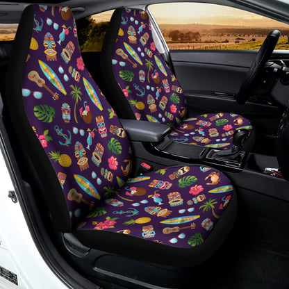 Summer Totem Pattern Print Universal Fit Car Seat Covers