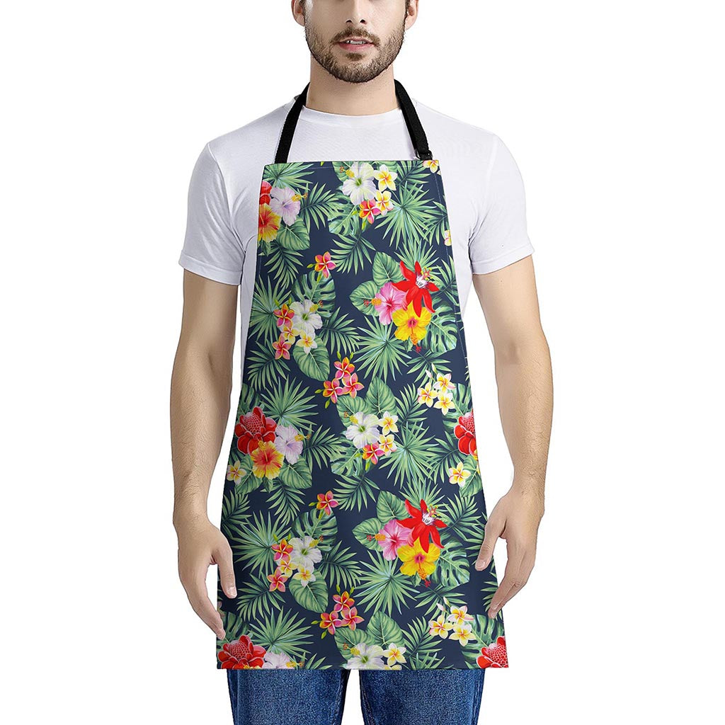 Summer Tropical Hawaii Pattern Print Apron