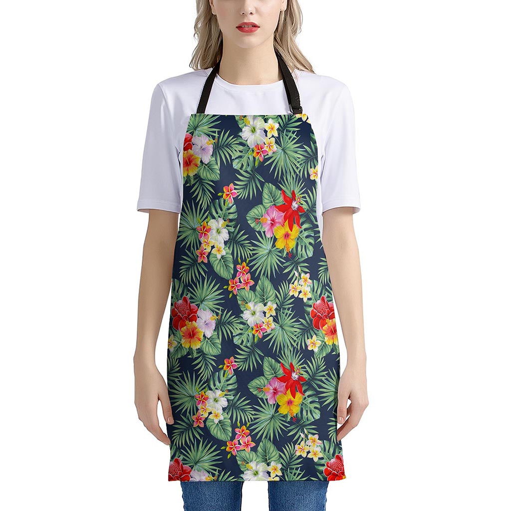 Summer Tropical Hawaii Pattern Print Apron