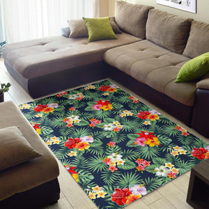 Summer Tropical Hawaii Pattern Print Area Rug GearFrost