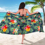 Summer Tropical Hawaii Pattern Print Beach Sarong Wrap
