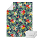 Summer Tropical Hawaii Pattern Print Blanket