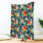 Summer Tropical Hawaii Pattern Print Blanket