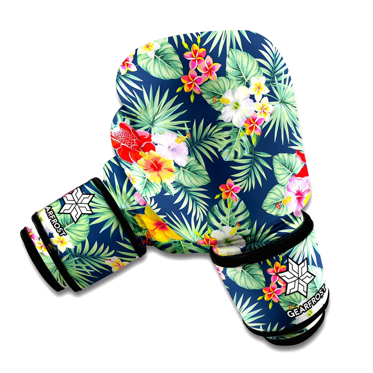 Summer Tropical Hawaii Pattern Print Boxing Gloves