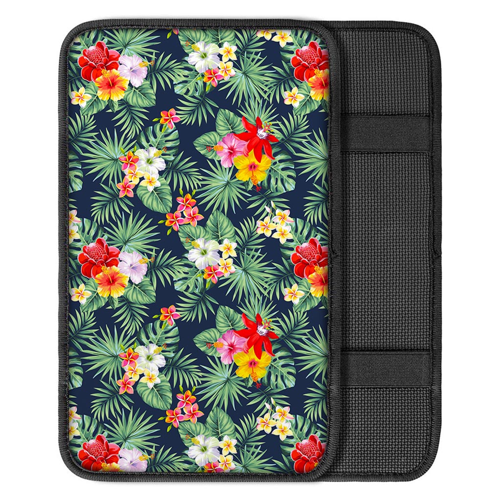 Summer Tropical Hawaii Pattern Print Car Center Console Cover