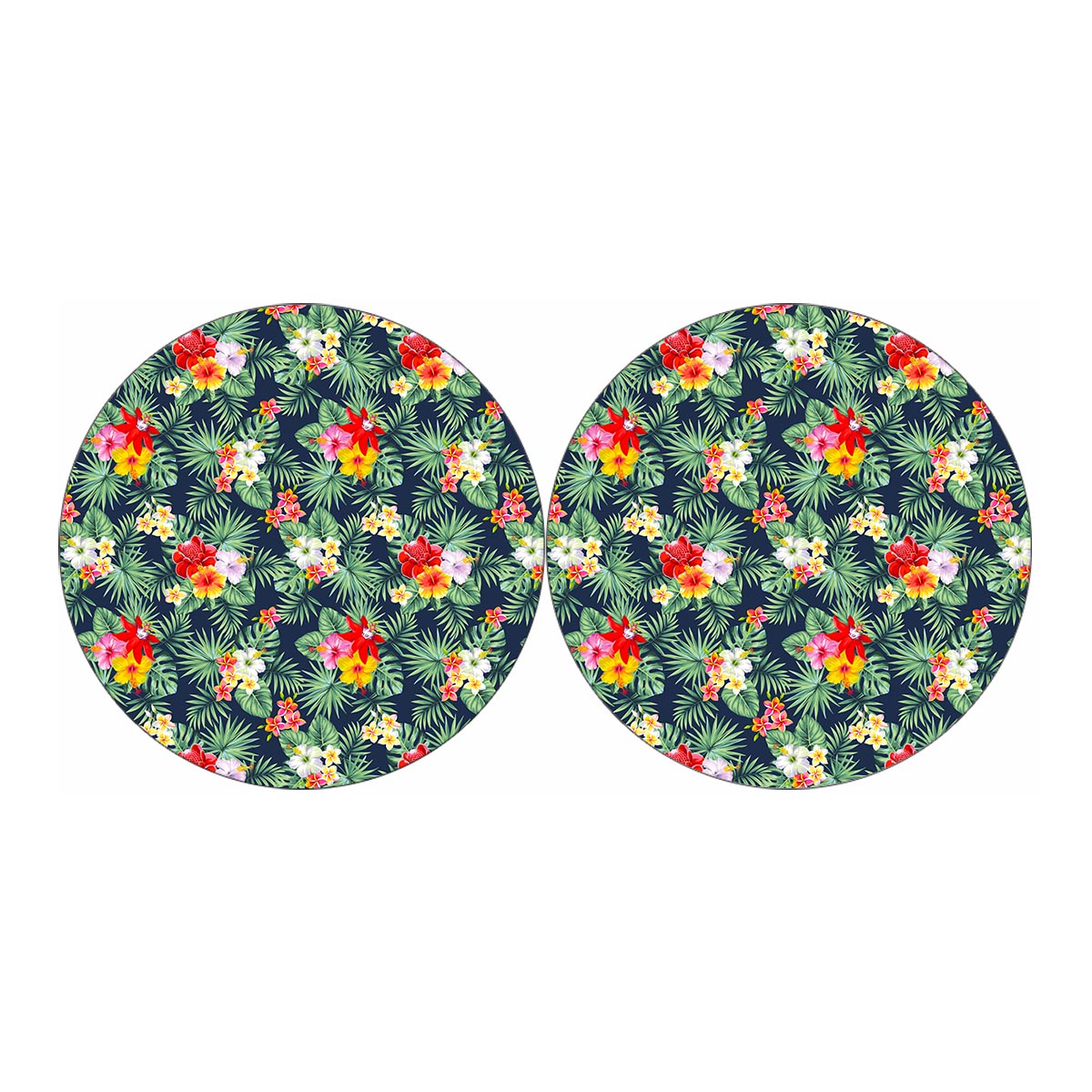 Summer Tropical Hawaii Pattern Print Car Coasters