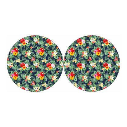 Summer Tropical Hawaii Pattern Print Car Coasters