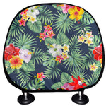 Summer Tropical Hawaii Pattern Print Car Headrest Covers