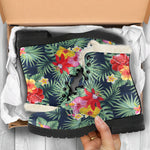 Summer Tropical Hawaii Pattern Print Comfy Boots GearFrost