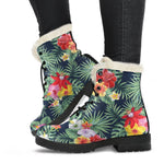 Summer Tropical Hawaii Pattern Print Comfy Boots GearFrost