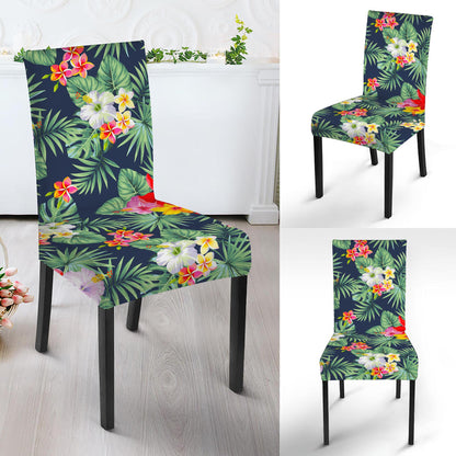 Summer Tropical Hawaii Pattern Print Dining Chair Slipcover