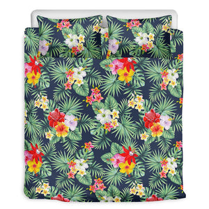 Summer Tropical Hawaii Pattern Print Duvet Cover Bedding Set