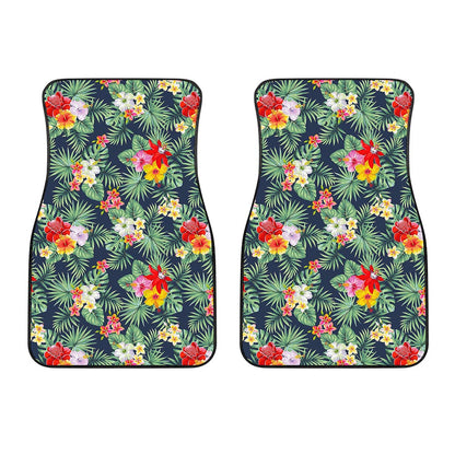 Summer Tropical Hawaii Pattern Print Front Car Floor Mats