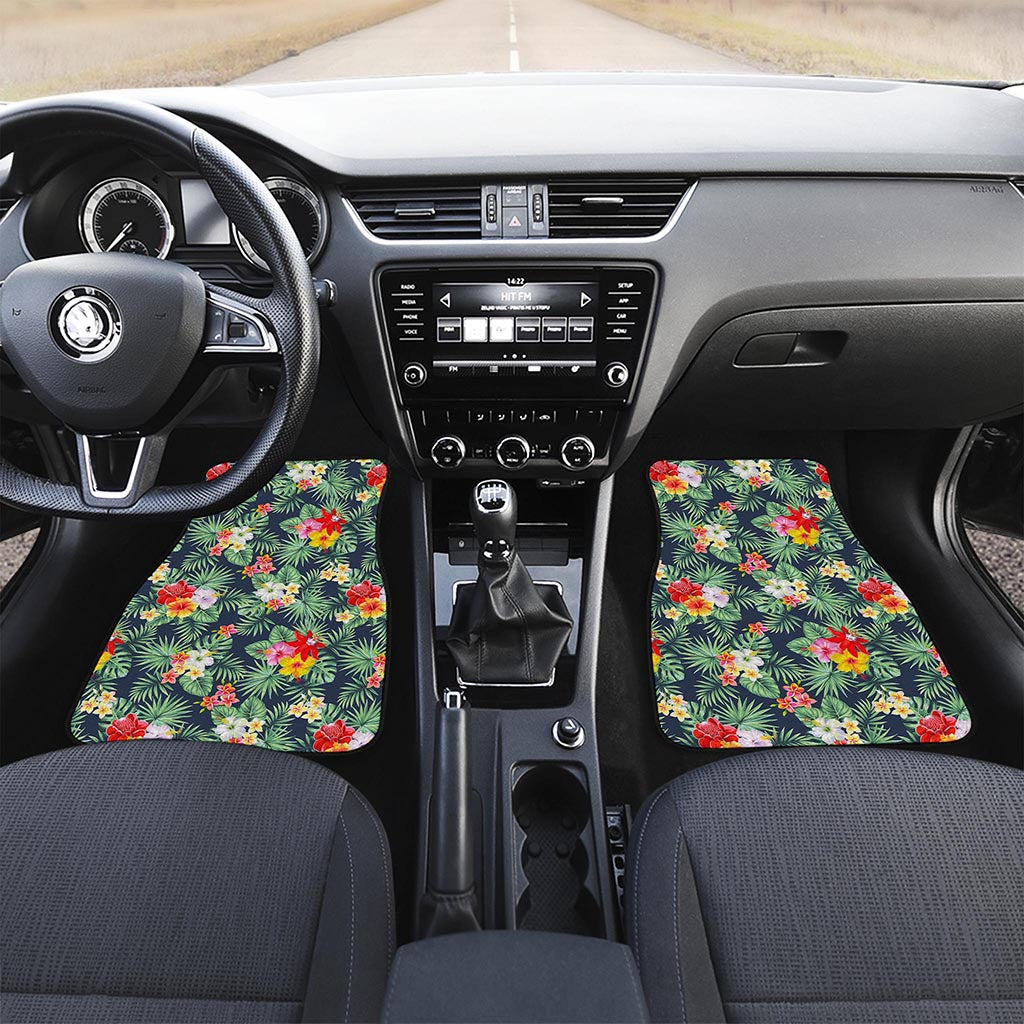 Summer Tropical Hawaii Pattern Print Front Car Floor Mats