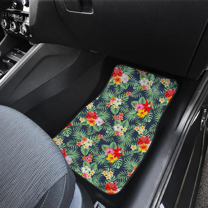 Summer Tropical Hawaii Pattern Print Front Car Floor Mats