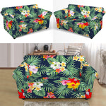 Summer Tropical Hawaii Pattern Print Loveseat Slipcover