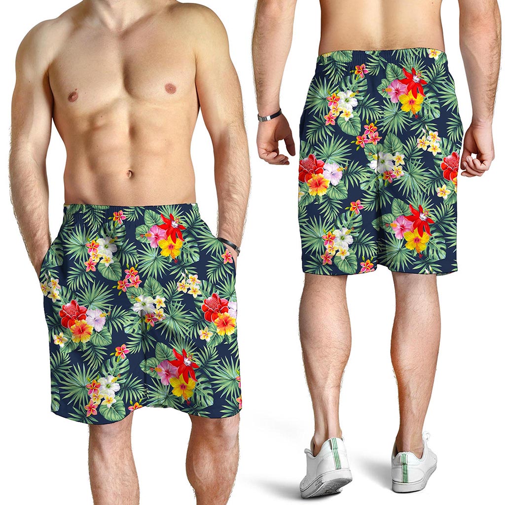 Summer Tropical Hawaii Pattern Print Men's Shorts