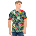 Summer Tropical Hawaii Pattern Print Men's T-Shirt