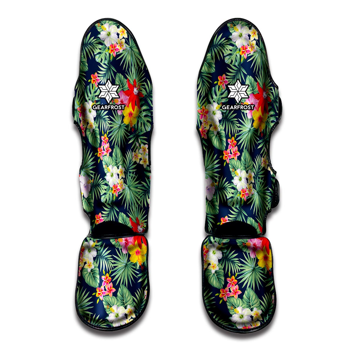 Summer Tropical Hawaii Pattern Print Muay Thai Shin Guard
