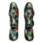 Summer Tropical Hawaii Pattern Print Muay Thai Shin Guard