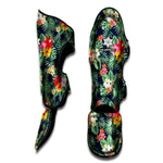 Summer Tropical Hawaii Pattern Print Muay Thai Shin Guard