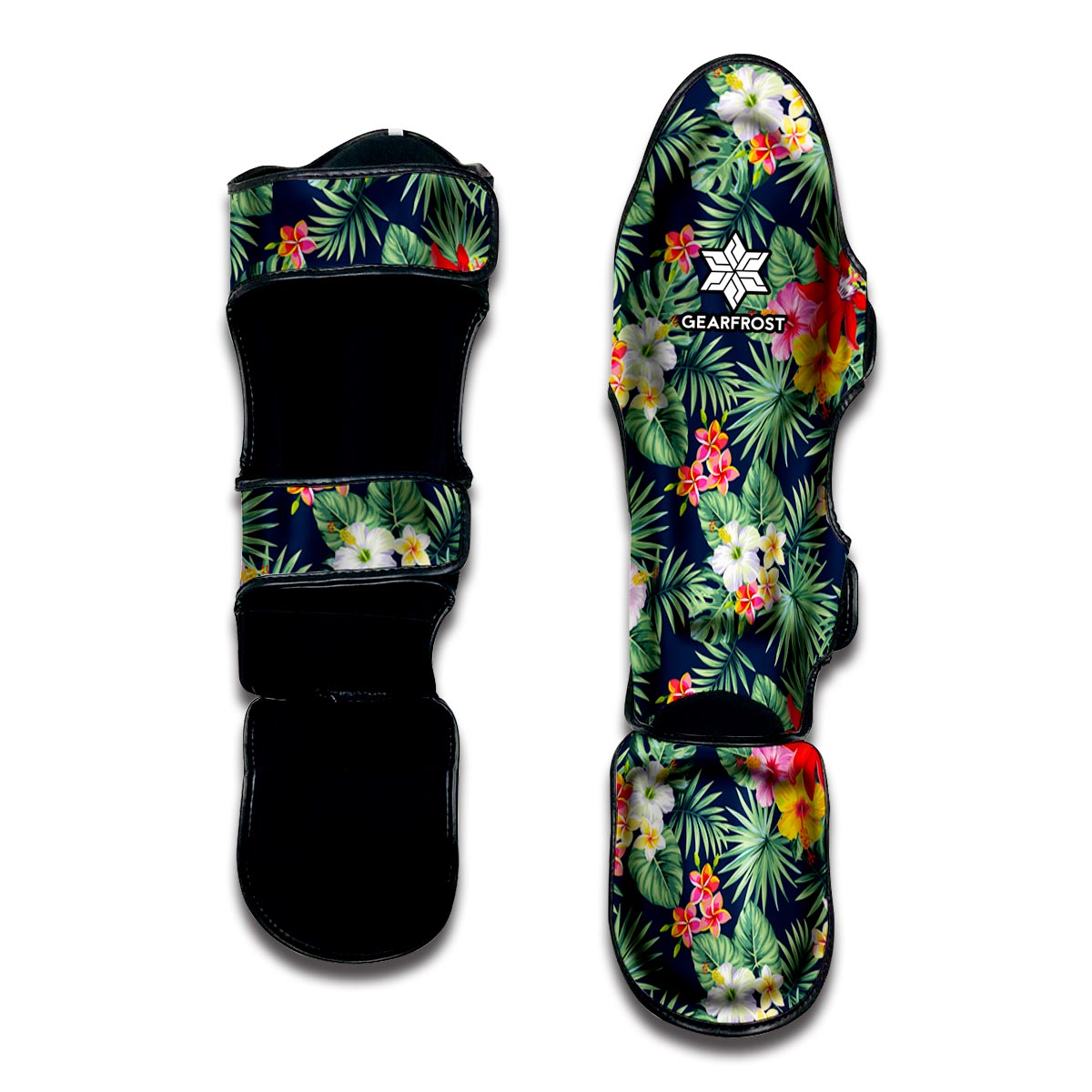 Summer Tropical Hawaii Pattern Print Muay Thai Shin Guard