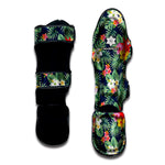 Summer Tropical Hawaii Pattern Print Muay Thai Shin Guard