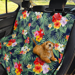 Summer Tropical Hawaii Pattern Print Pet Car Back Seat Cover