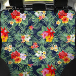 Summer Tropical Hawaii Pattern Print Pet Car Back Seat Cover