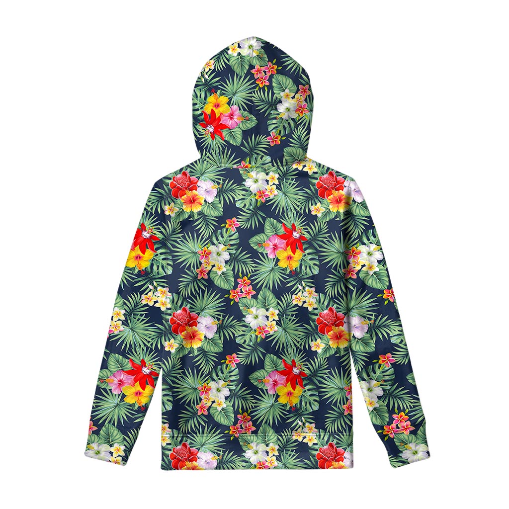 Summer Tropical Hawaii Pattern Print Pullover Hoodie
