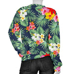 Summer Tropical Hawaii Pattern Print Women's Crewneck Sweatshirt GearFrost