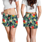 Summer Tropical Hawaii Pattern Print Women's Shorts