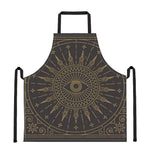 Sun All Seeing Eye Print Apron